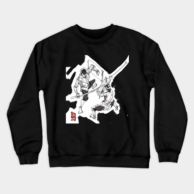 lombok stick fighting Crewneck Sweatshirt by GALACTICA 370